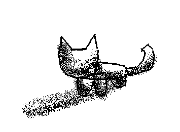 very dramatic cat.....