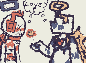 idiots fell in love into each other XP