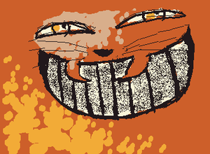 What lies beyond the eyes of the cat