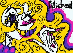 micheal, again, because the first one is like a year old already and i dont like how it doesnt match the others (also its more silly now)