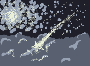 星に願いを☆・．•