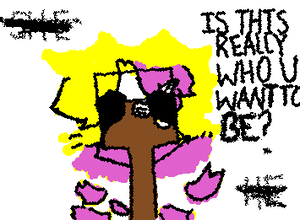 Paint brush from ii
It's giving "normalize drawing your favorite character with your problems"