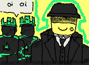 "I thought I hired goons!!"
Mafioso request by my friend @pocari 
|Requests are opened|