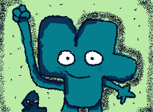 Im not even in this fandom but i thought this little guy was cute and my friend forced me to draw them!
X3