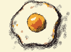 Fried egg >o<