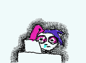 im sick.i have to finish my crk fanart. and i need to give 2 kids in my class fanart cuz i promised. i have no homework so im glad for that.but im going insane