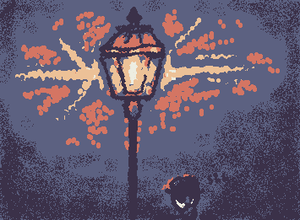 I noticed that the sunshine is a gaslight (can ya tell will wood is my fav?)