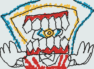 Cane from the amazing digital circus