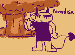 ok so ive noticed that because i have been drawing Postal 1997 Dude so much it made people think that hes my persona, but no, as much as id love that, he isnt l