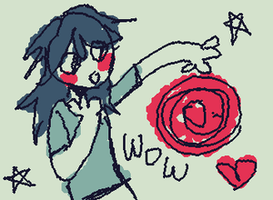 Beautiful orb touching