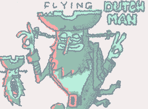 flying dutchman from spongebob :P  (my fav character)