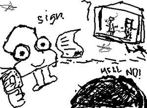 i bet this is wat tpot 21 is gonna be like with one blackmailing bh after he was trapped for like half a year with her