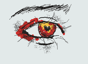 Mi Primer dibujo un ojo que no dice mucho