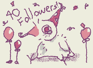 holy moly thank ya'll so much for 40 followers!!!! This community is so cool and awesome, and all of ya'll are great ^^