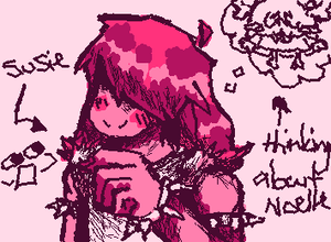 SUSIEEE SUSIEEEEEE MY BELOVED HEHEHEHHE SKJHFSHF
shes thinking about her wife :3
SO YURIFULLLL