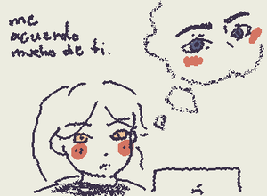 me acuerdo mucho de ti.