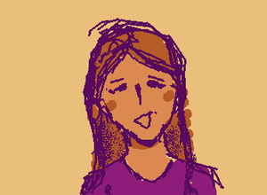 drawing myself yayyy