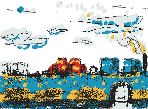 the creature is looking at... you, of course