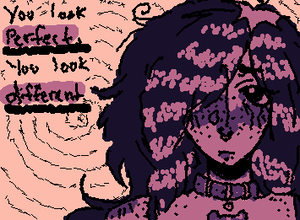 hmmmm my stupid little oc girl..... i like her :)