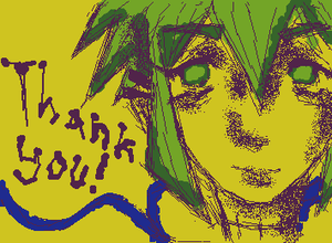 thank you gift for melee! thank you for drawing my oc, here is fanart of your oc buffy, she's so cool