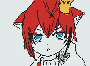 リドル・ローズハートの猫版です！いいね、フォローしてくれると嬉しいですわ！よろ