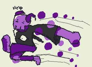 …a little too fast!
@sockpuppet
(I was originally going to draw your oc in that one Sonic Adventure pose but gave up and just drew ‘em running)