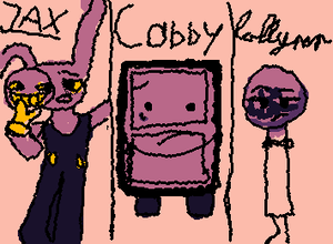 my top 3 kins r porpol :3
(cabby: most hated|lolipop: sassy|jax: masks emotions alot)