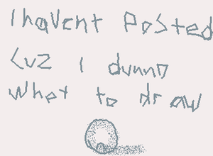 plz suggest an animal to draw or something:(