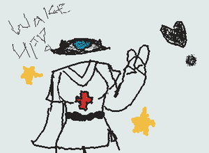 This art is based of a weirdcore drawing I seen online and uh I got really inspired by it so uh yeah <3