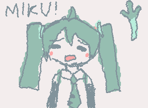 MIKU (first drawing yayayayaya)