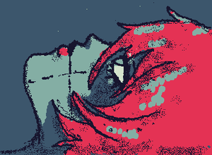 Mirando las estrellas y recordadndo a su gran amor que ella misma perdió...