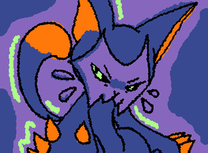 duskit (gamma version) from Loomian Legacy (play the game! >>> https://www.roblox.com/games/306964494)
see my profile for normal version & alpha version :]