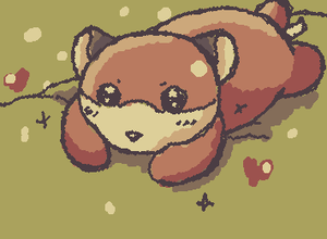 ぬいぐるみを描いてみた！(o´▽`o)