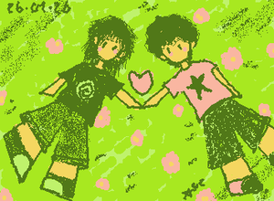 Me and my boyfriend :3 (we are both boys jsjs)