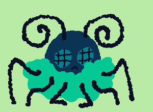 okay i found the third one. uhm, yea. bug. weird little pom pom thing??? idk man, i really wanna go to bed...