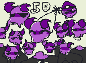 HAPPY 50 FOLLOWERS GUYS!! This feels like a dream, Im so so so grateful. I cannot belived we hit this numer. To thank you, here are the sockpuppet aus!! Love y