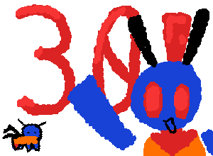 WOWOwW!!! THIRTY,,PEOPLE!!! WOOAOHH!! WOWOWO!! THANKS GUYS!!! ONLY 70 MORE BEFORE 100!!! im rlly happy u guys enjoy my stuff, even if it isnt super good.. :)