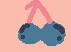 Cool colored blue berrys