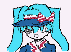 I drew Hatsune Miku [Mesmerizer] :D