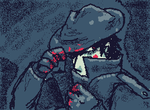 I love creepy spy/detective archetypes