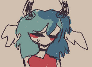 HAI just a oc drawing im still learning how to use this app (ANY ANIME FANS OUT THERE PLZ??)